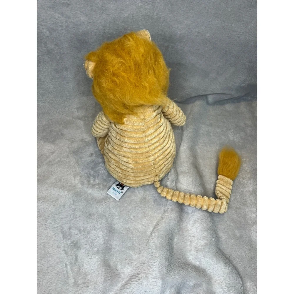 Jellycat Cordy Roy Lion Plush Stuffed Animal Ribbed Texture Yellow Medium 15in